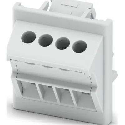 PCB terminal, 4 pole, pitch 3.5 mm, AWG 28-16, 16 A, screw connection, light gray, 1380291 - 1