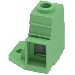 PCB terminal, 1 pole, pitch 15 mm, AWG 20-2, 125 A, screw connection, green, 1932575