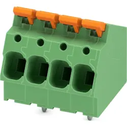 PCB terminal, 4 pole, pitch 7.5 mm, AWG 22-8, 41 A, push-in, green, 1098177