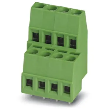 PCB terminal, 4 pole, pitch 5 mm, AWG 24-16, 17.5 A, screw connection, green, 1725012 - 1