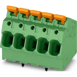 PCB terminal, 4 pole, pitch 7.5 mm, AWG 22-8, 41 A, push-in, green, 1394413