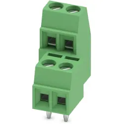 PCB terminal, 4 pole, pitch 3.5 mm, AWG 26-16, 8 A, screw connection, green, 1751390