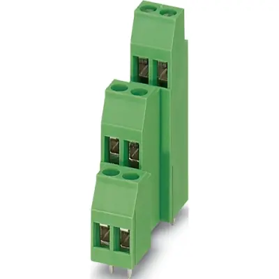 PCB terminal, 8 pole, pitch 5.08 mm, AWG 24-12, 17.5 A, screw connection, green, 1274007 - 1