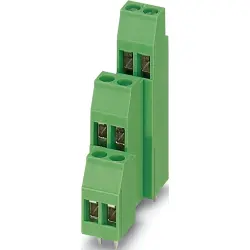 PCB terminal, 8 pole, pitch 5.08 mm, AWG 24-12, 17.5 A, screw connection, green, 1274007