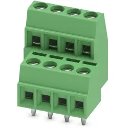 PCB terminal, 8 pole, pitch 3.5 mm, AWG 26-16, 8 A, screw connection, green, 1751413