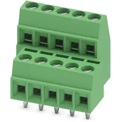 PCB terminal, 10 pole, pitch 3.5 mm, AWG 26-16, 8 A, screw connection, green, 1751426