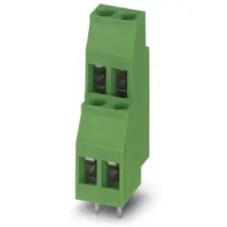 PCB terminal, 4 pole, pitch 5.08 mm, AWG 24-12, 22 A, screw connection, green, 1721728