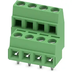 PCB terminal, 8 pole, pitch 5 mm, AWG 26-16, 13.5 A, screw connection, green, 1726118