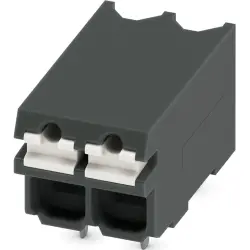 PCB terminal, 2 pole, pitch 3.5 mm, AWG 24-16, 17.5 A, push-in, black, 1823638
