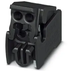 PCB terminal, 2 pole, pitch 2.5 mm, AWG 26-22, 4 A, black, 1702610