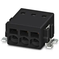 PCB terminal, 6 pole, pitch 2.5 mm, AWG 26-20, 6 A, spring-clamp connection, black, 1771062