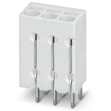 PCB terminal, 7 pole, pitch 2.5 mm, AWG 26-20, 6 A, spring-clamp connection, white, 1814618 - 1
