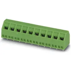 PCB terminal, 2 pole, pitch 5.08 mm, AWG 26-16, 13.5 A, screw connection, green, 1869211