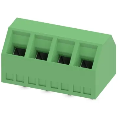 PCB terminal, 4 pole, pitch 5 mm, AWG 26-16, 13.5 A, screw connection, green, 1869088 - 1