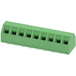 PCB terminal, 9 pole, pitch 5 mm, AWG 26-16, 13.5 A, screw connection, green, 1869130