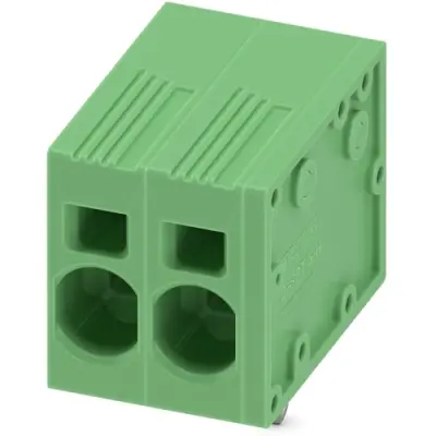 PCB terminal, 2 pole, pitch 7.5 mm, AWG 24-8, 41 A, spring-clamp connection, green, 1719192 - 1