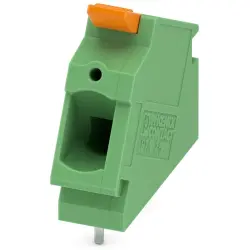 PCB terminal, 1 pole, pitch 5 mm, AWG 24-12, 24 A, push-in, green, 1190362