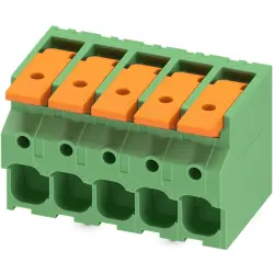 PCB terminal, 5 pole, pitch 7.5 mm, AWG 22-8, 41 A, push-in, green, 1098170
