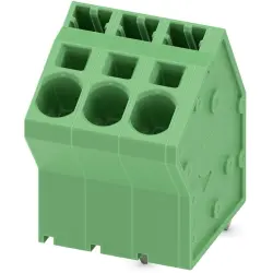 PCB terminal, 3 pole, pitch 7.5 mm, AWG 24-8, 41 A, spring-clamp connection, green, 1819095