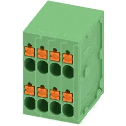 PCB terminal, 8 pole, pitch 3.5 mm, AWG 26-16, 10 A, spring-clamp connection, green, 1841513