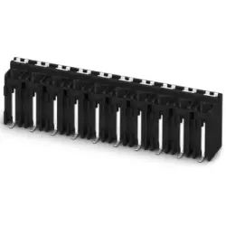 PCB terminal, 2 pole, pitch 5.08 mm, AWG 24-16, 13.5 A, spring-clamp connection, black, 1824417