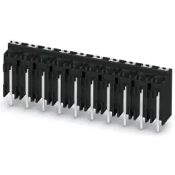 PCB terminal, 4 pole, pitch 5 mm, AWG 24-16, 13.5 A, spring-clamp connection, black, 1822558