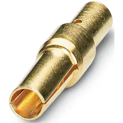 Receptacle, 0.06-1.0 mm², crimp connection, nickel-plated/gold-plated, 1241633
