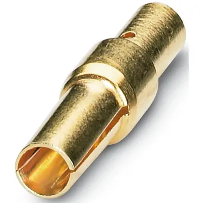 Receptacle, 0.06-1.0 mm², crimp connection, nickel-plated/gold-plated, 1241633 - 1