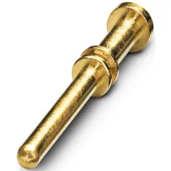 Pin contact, 0.25-2.5 mm², crimp connection, nickel-plated/gold-plated, 1241953