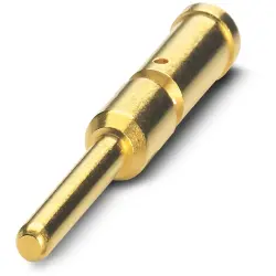 Pin contact, 2.5-4.0 mm², crimp connection, nickel-plated/gold-plated, 1050210