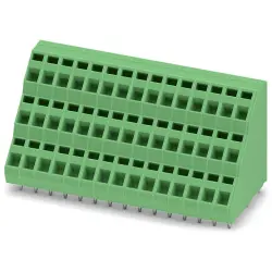 PCB terminal, 45 pole, pitch 5.08 mm, AWG 24-14, 12 A, spring-clamp connection, green, 1934683