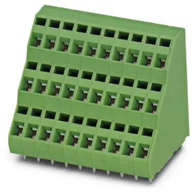 PCB terminal, 48 pole, pitch 5.08 mm, AWG 24-16, 12 A, spring-clamp connection, green, 1991684 - 1