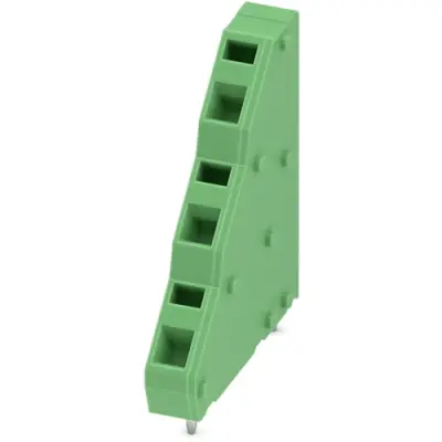 PCB terminal, 3 pole, pitch 5.08 mm, AWG 24-14, 12 A, spring-clamp connection, green, 1704554 - 1