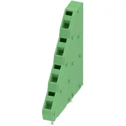 PCB terminal, 4 pole, pitch 5.08 mm, AWG 24-14, 12 A, tension spring, green, 1869923