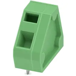 PCB terminal, 1 pole, pitch 5.08 mm, AWG 24-14, 16 A, spring-clamp connection, green, 1706701