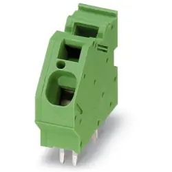 PCB terminal, 1 pole, pitch 10 mm, AWG 24-6, 76 A, spring-clamp connection, yellow/green, 1711747