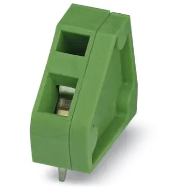 PCB terminal, 1 pole, pitch 7.62 mm, AWG 24-14, 16 A, spring-clamp connection, green, 1706727 - 1