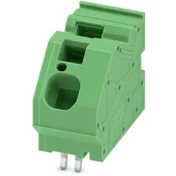 PCB terminal, 10 pole, pitch 15 mm, AWG 24-6, 76 A, spring-clamp connection, green, 1987067