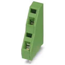 PCB terminal, 2 pole, pitch 5.08 mm, AWG 24-14, 12 A, spring-clamp connection, green, 1704567