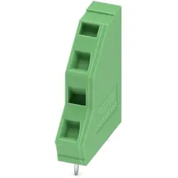 PCB terminal, 2 pole, pitch 5 mm, AWG 24-14, 16 A, spring-clamp connection, green, 1889275