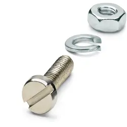 Screw kit, screw M3x10, spring washer, nut for basic enclosure, 0708263