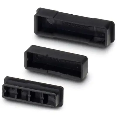 Cover cap kit, 3 pieces for unequipped mounting rail bus connectors, 2278173 - 1