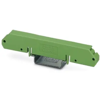 Terminal cover, PA, (W x H) 14.5 x 91.1 mm, green, 2935959 - 1