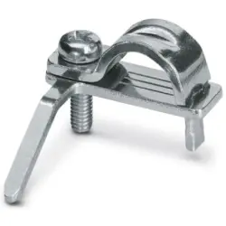 Shield connection clamp, steel, silver, 2853899