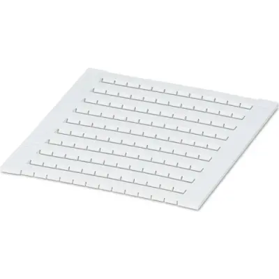 Labeling sheet, 120 pieces, unlabeled, 5.2 mm for connection terminal, 0803595 - 1