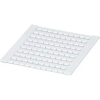 Labeling sheet, 100 pieces, unlabeled, 6.2 mm for connection terminal, 0803618 - 1