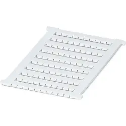 Labeling sheet, 100 pieces, unlabeled, 4.2 mm for connection terminal, 0803579