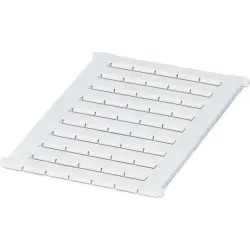 Labeling sheet, 50 pieces, unlabeled, 8.2 mm for connection terminal, 0800734