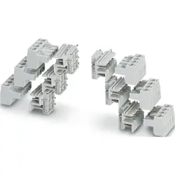 Kit, COMBICON header and screw connectors for 6x4Pole, 24 poles, gray