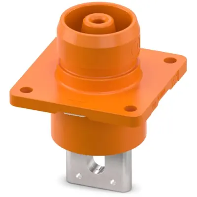 Panel plug, orange, 1500 VDC, 350 A, 95-120 mm², 1571339 - 1